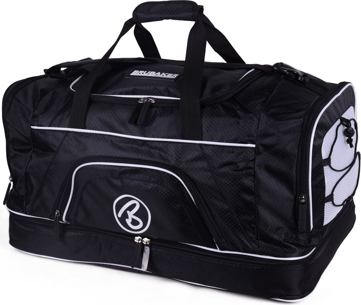 Sac De Sport BRUBAKER Big Base 90L Ou Medium Base 52L – Compartiment Chaussures Et Poche Humide, Renforcé