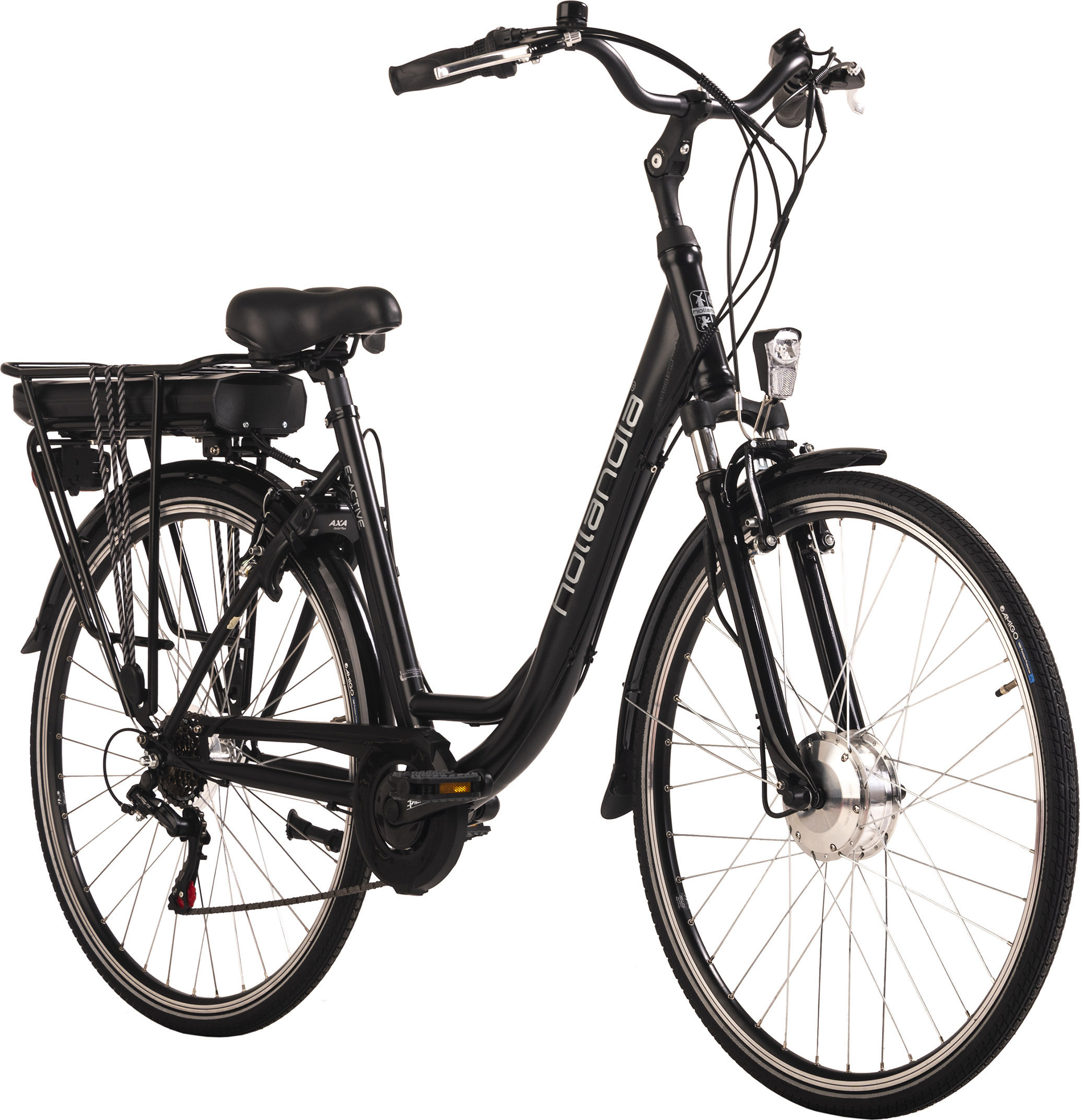 E-Citybike Damen Hollandia E-Active 28'' E-Bike 6 Gänge Hollandia 198E