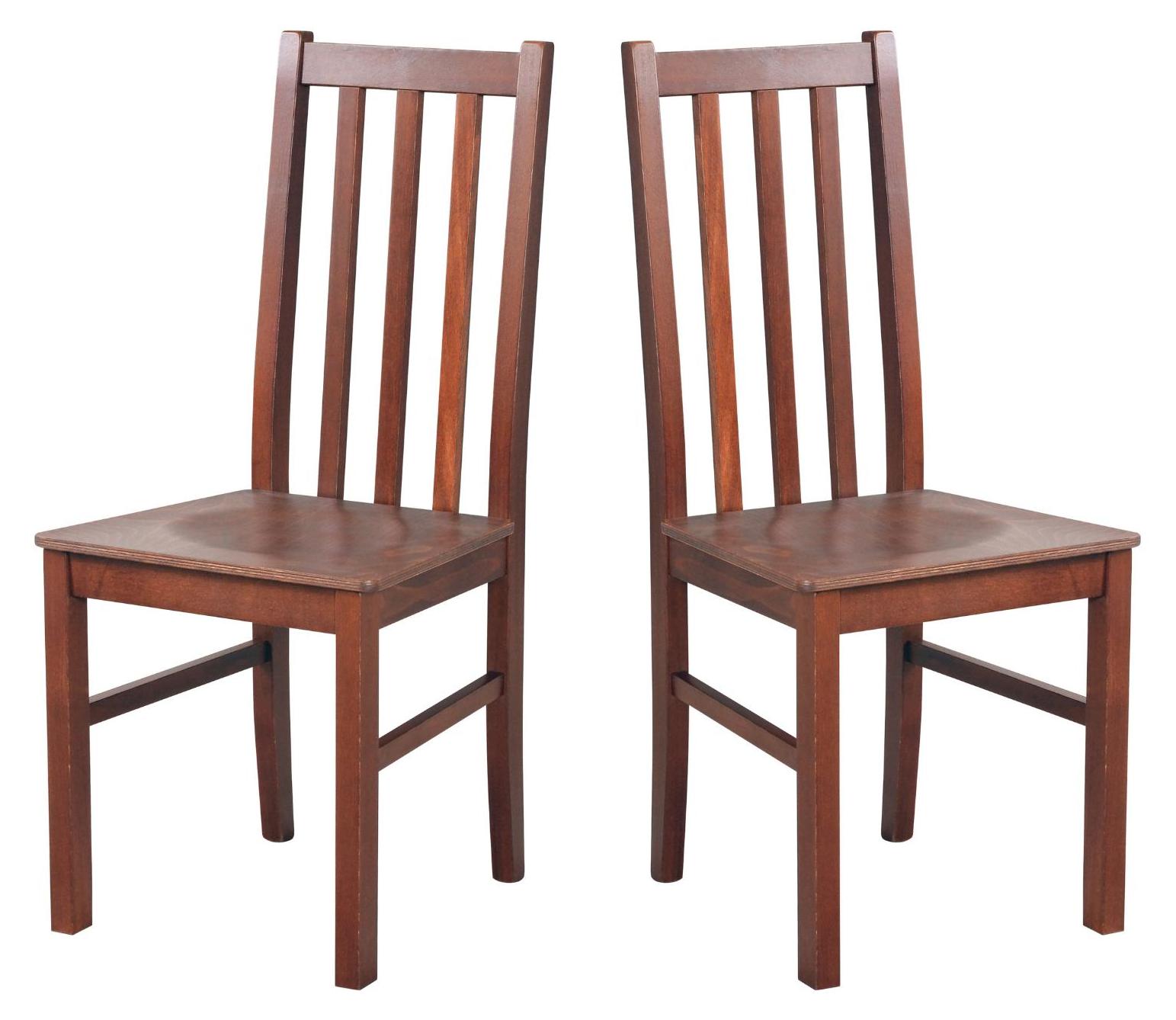 LeafDesign ESSZIMMERSTUHL - 2er-Set Bos 10 D nussbaum nussbaum 2Bos 10 Dnussbaum