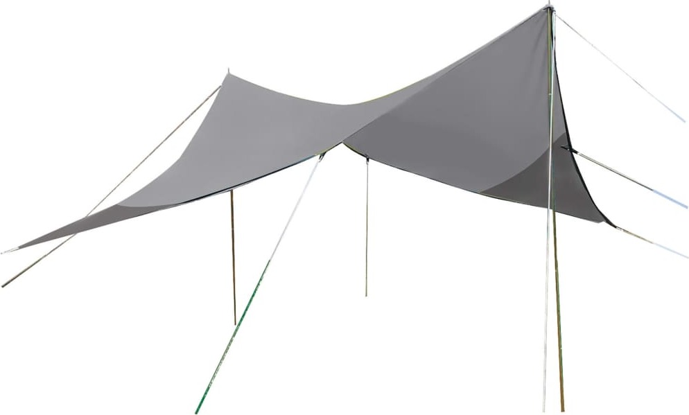 Bo Camp Bo-Camp Zeltplane 5 x 5 m Grau 428632