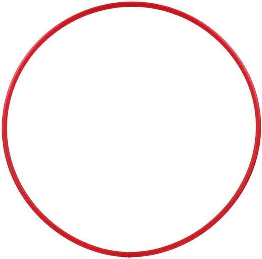 Hoopomania Hula Hoop Reifen für Kinder, Durchmesser 80cm in rot