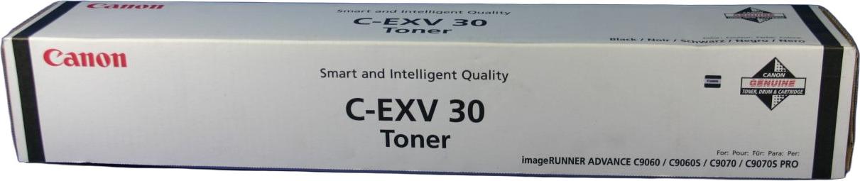 Canon C9060 9070 Pro, C-EXV30 Toner, Noir, 72000 strany, Čierna, 1 kusov