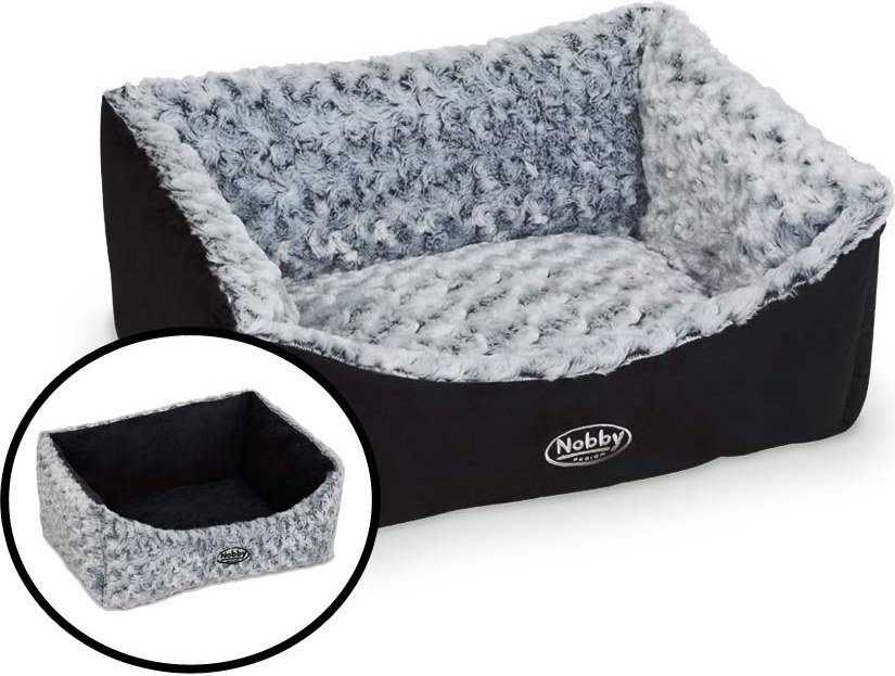 Nobby Komfort Bett eckig "ARUSHA" L x B x H: 45 x 40 x 18 cm schwarz 71471