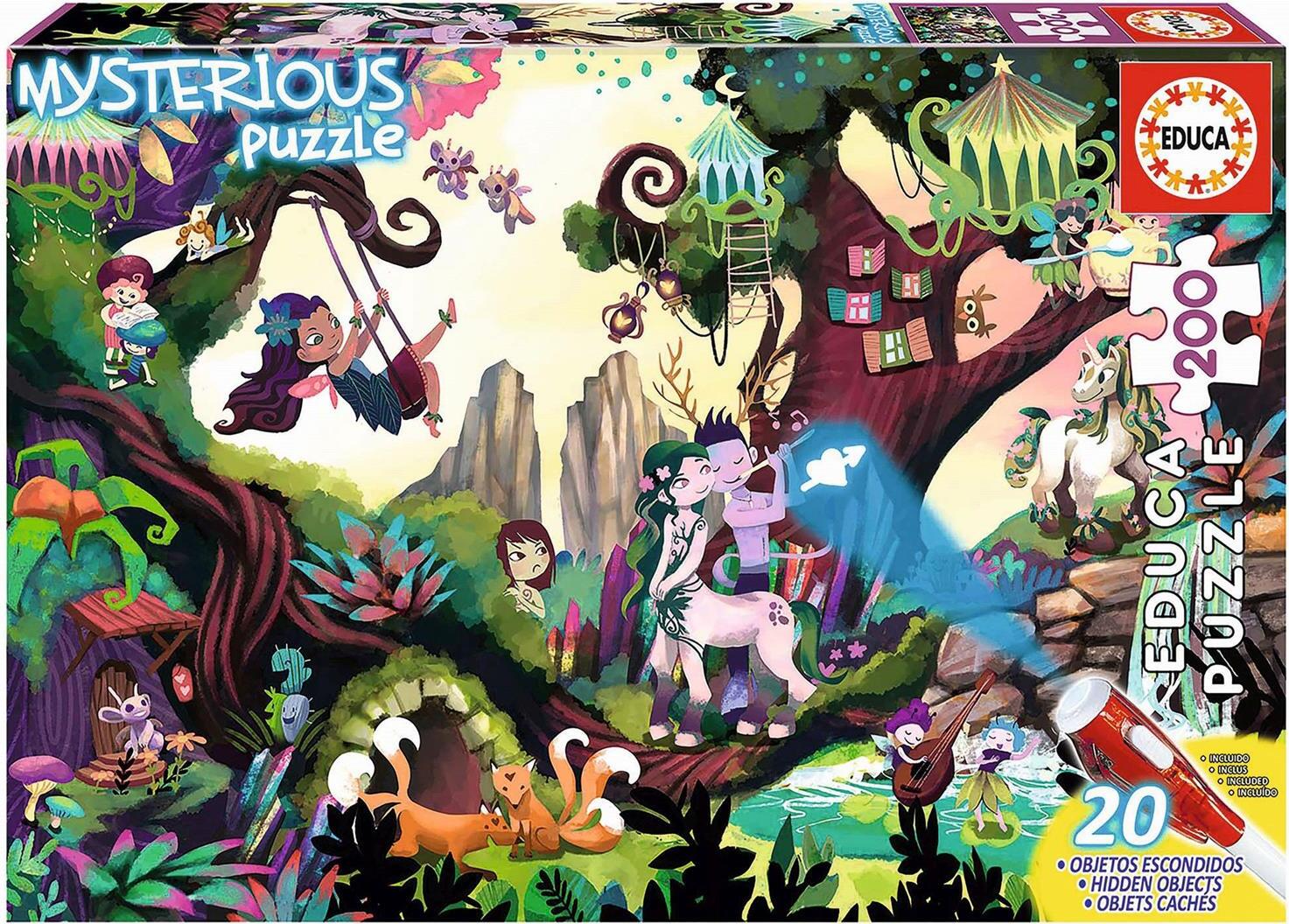Educa 18612 Wunderwald 200 Teile Mysterious Puzzle