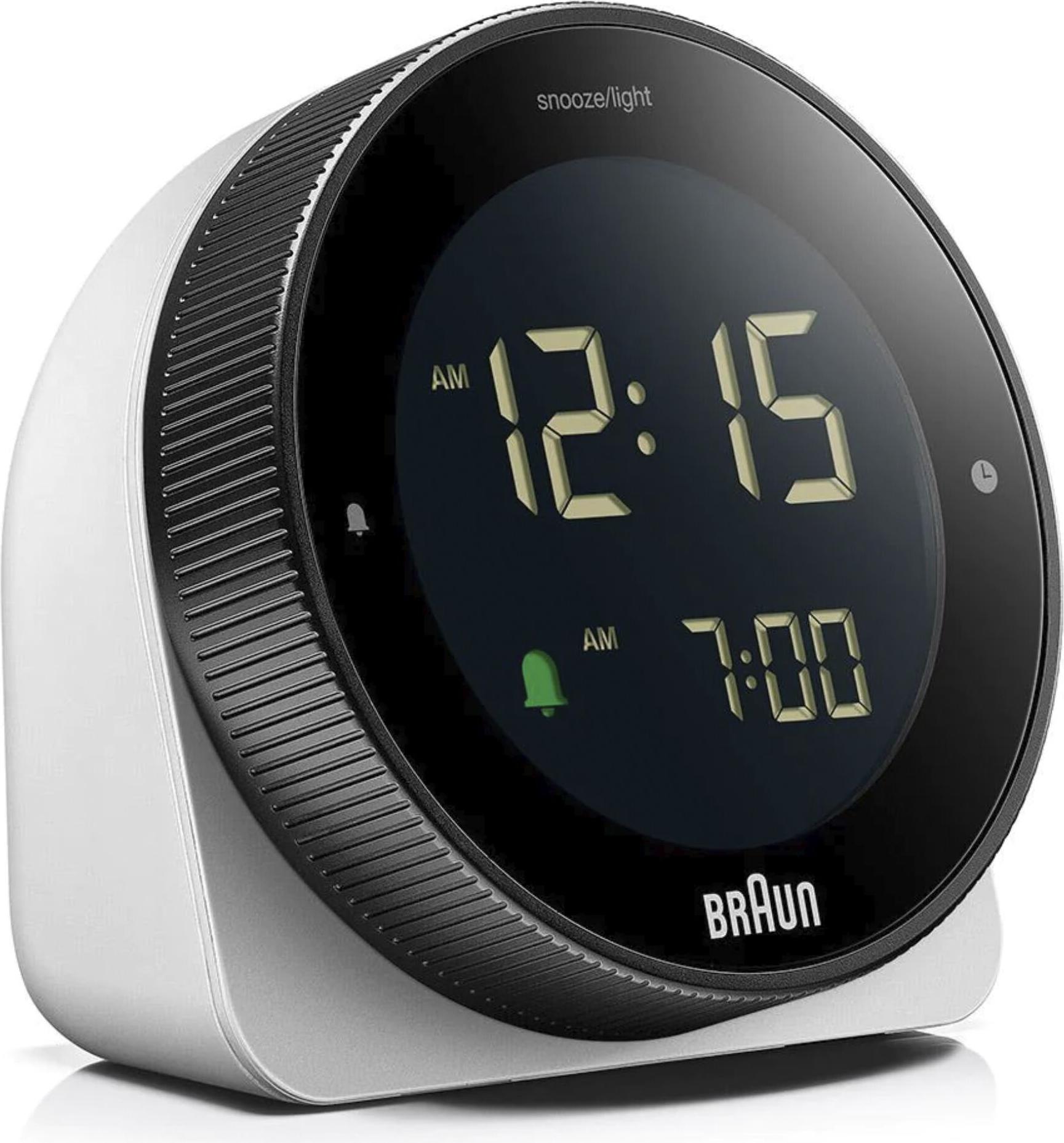 Braun Réveil Analogique BC22W - Design Classique Rétroéclairage Continu
