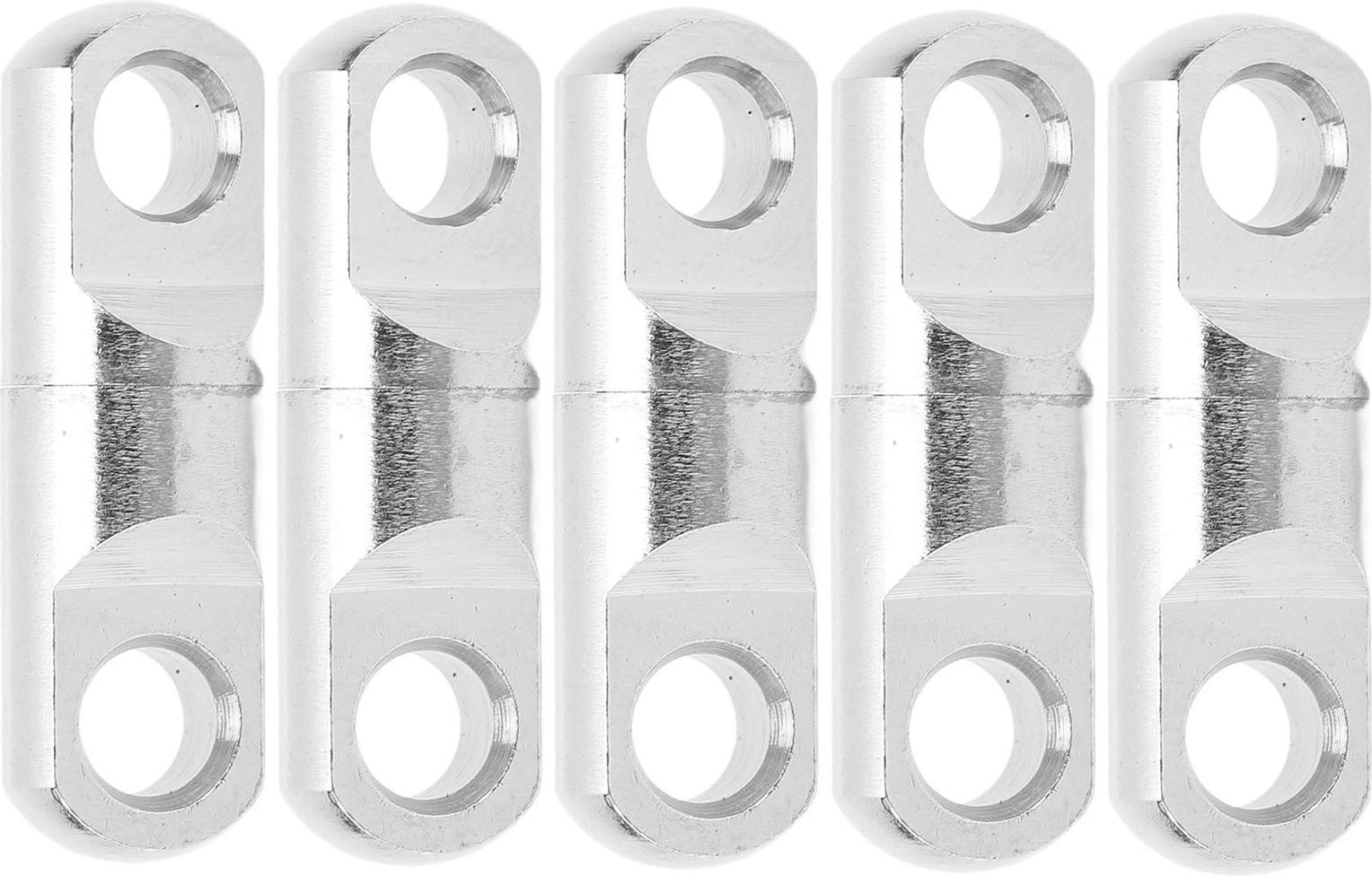 Gistuch 5pcs/Set Edelstahlsäule Typ 360 ° Rotationslager Schwebungen Fischereihakenanschluss 9#