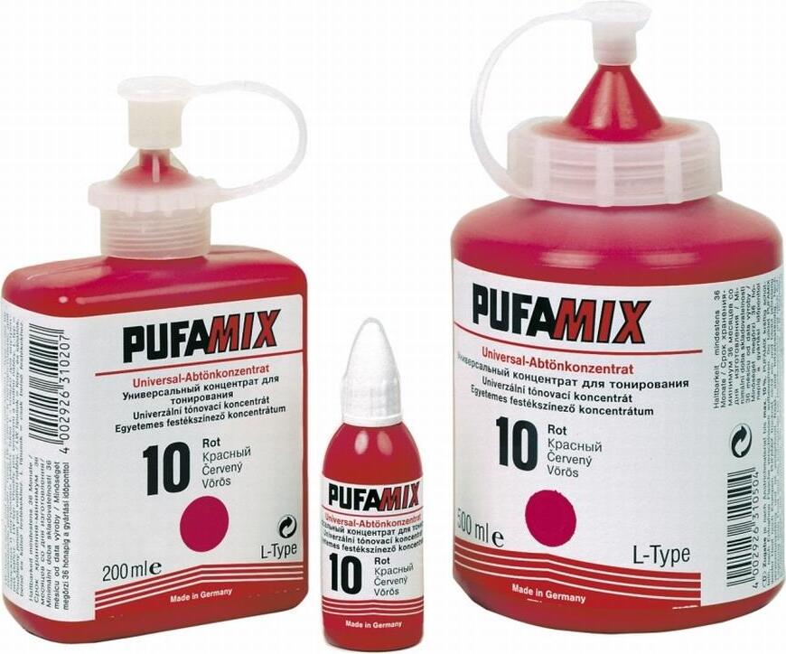 Pufas Pufamix Universal Abtönkonzentrat Farbwahl Nr.10 rot 200 ml NEW-9167