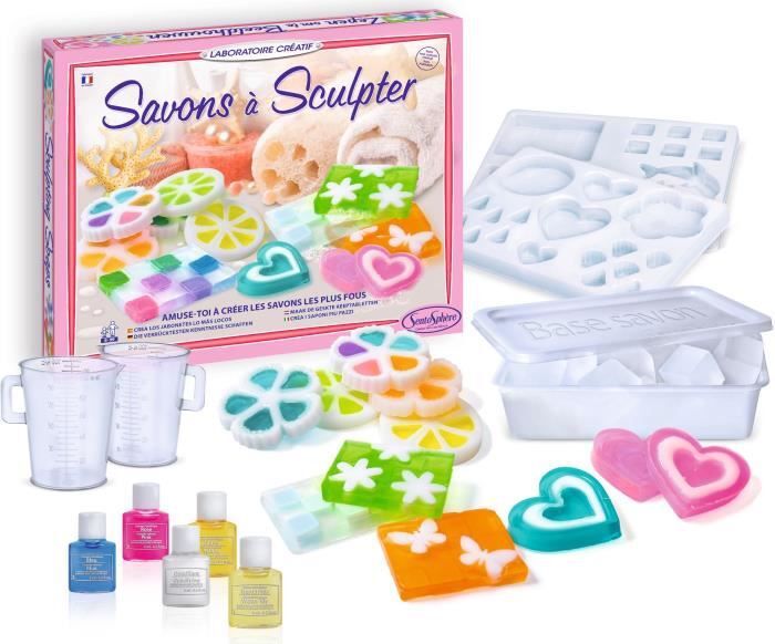 SentoSphere Sentosphère Seifenherstellung Set klare Formen - Kreatives Bastelset für Kinder SS226