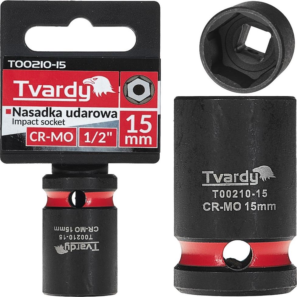 TVARDY Steckkopf, 1/2", 15 mm, CrMo - T00210-15