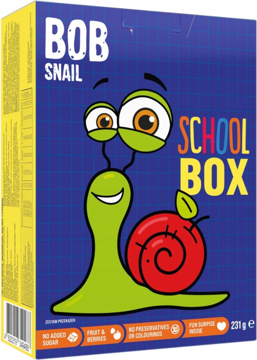 LLC Eco-Snack BOB SNAIL School Box Snack-Mix mit Spielzeug 231 g