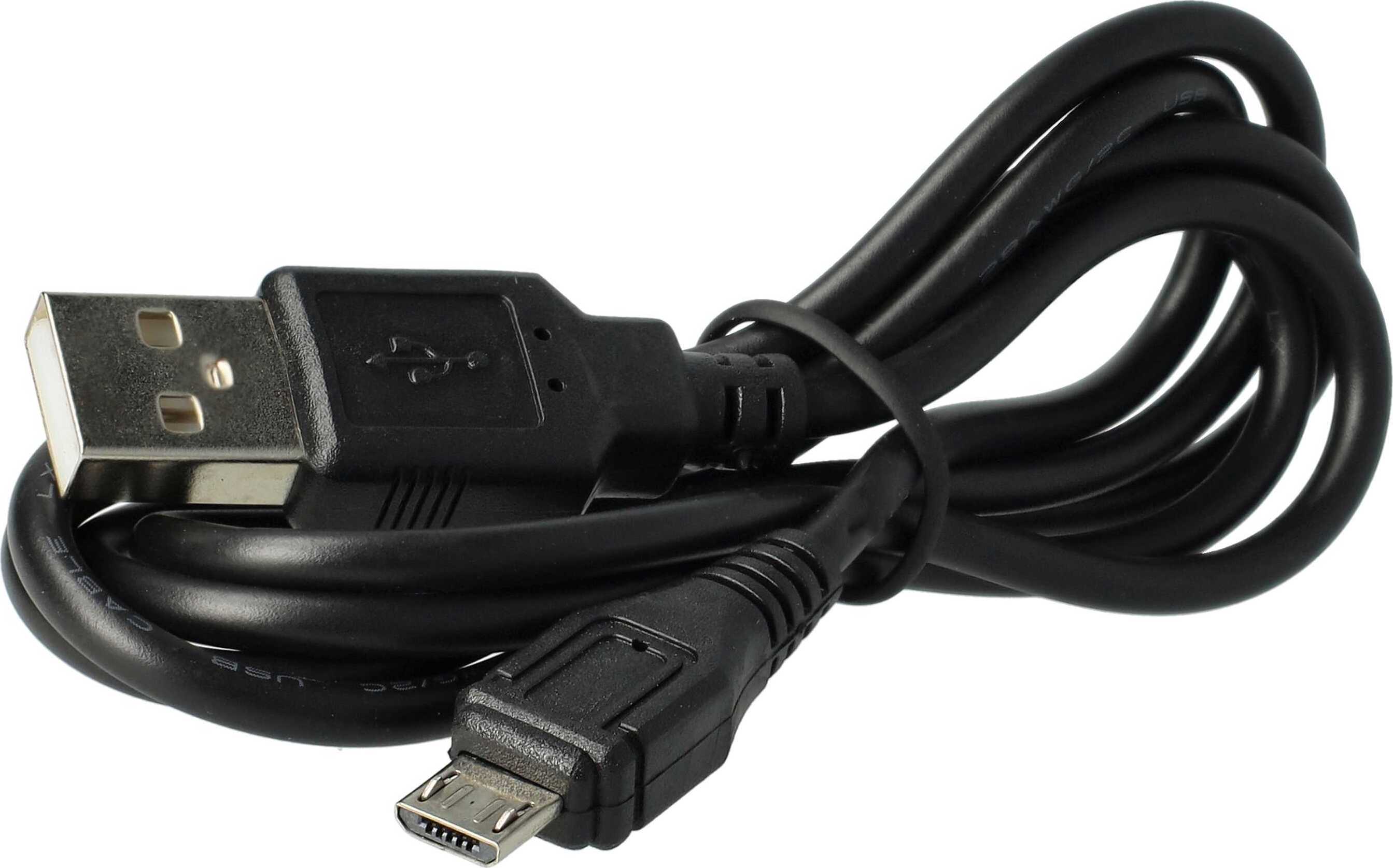 vhbw Kabel USB-A auf Micro-USB kompatibel mit Celkon Q - Daten- & Ladekabel, 100 cm Schwarz 135582515-38