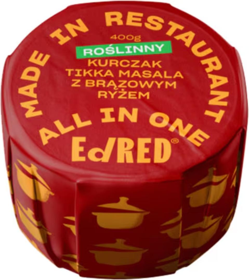 Ed RED EdRED Gemüse-Huhn Tikka Masala mit braunem Reis 400 g