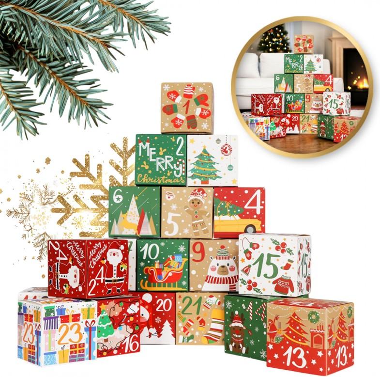Adventný kalendár BOXMAS DIY, 24 škatuliek