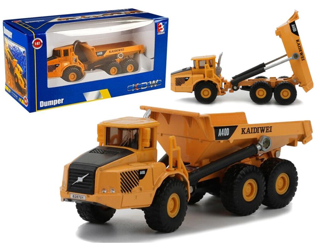 Leantoys Lean Toys Metall-Muldenkipper 1:87 Druckgussmodell LTY-4555-uniw