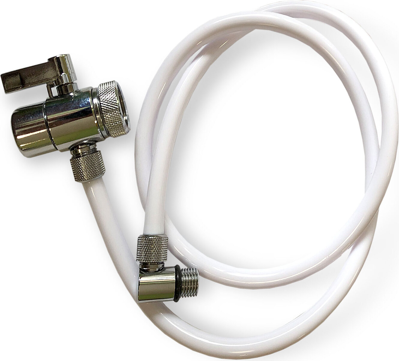 Wasserstelle Berlin Carbonit Hahnbaugruppe, Umschaltventil mit 3/8' Schlauch für SanUno Carbonit-Hahnbaugruppe-3/8