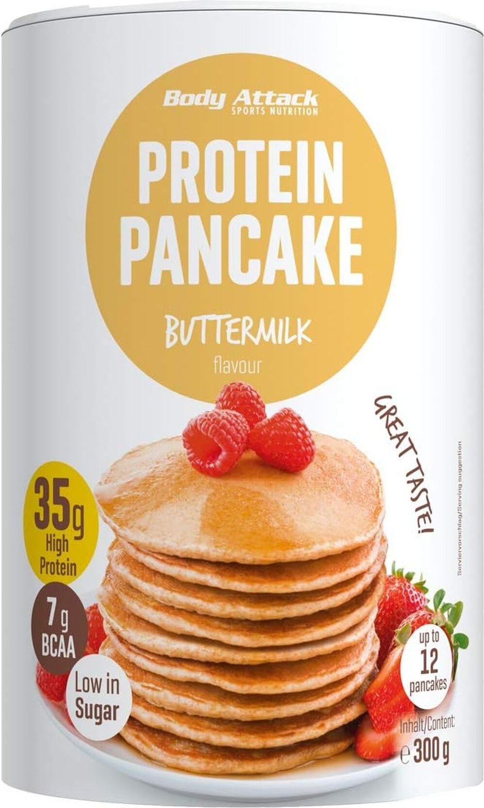 Body Attack Sports Nutrition Body Attack Protein Pancake 300g Buttermilk