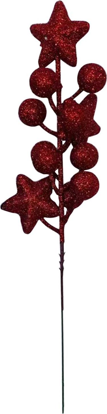 Gistuch Blütenzweige - - Blütenzweige aus Goldpulver für den Unabhängigkeitstag - Moos - 21 cm - rot
