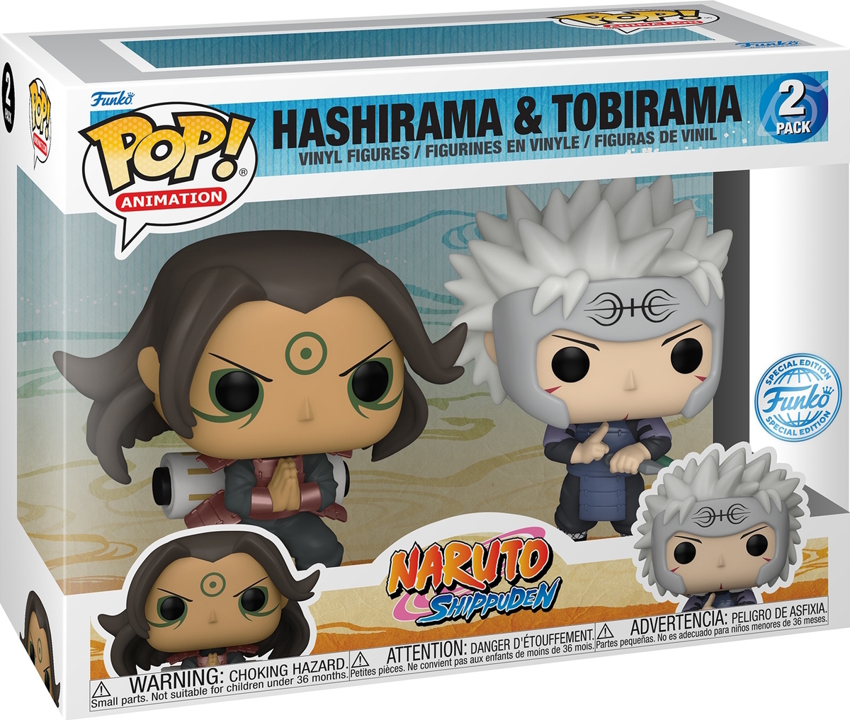 Naruto Shippuden - Hashirama &Tobirama Special Edition - Funko Pop! - Vinyl Figur 122