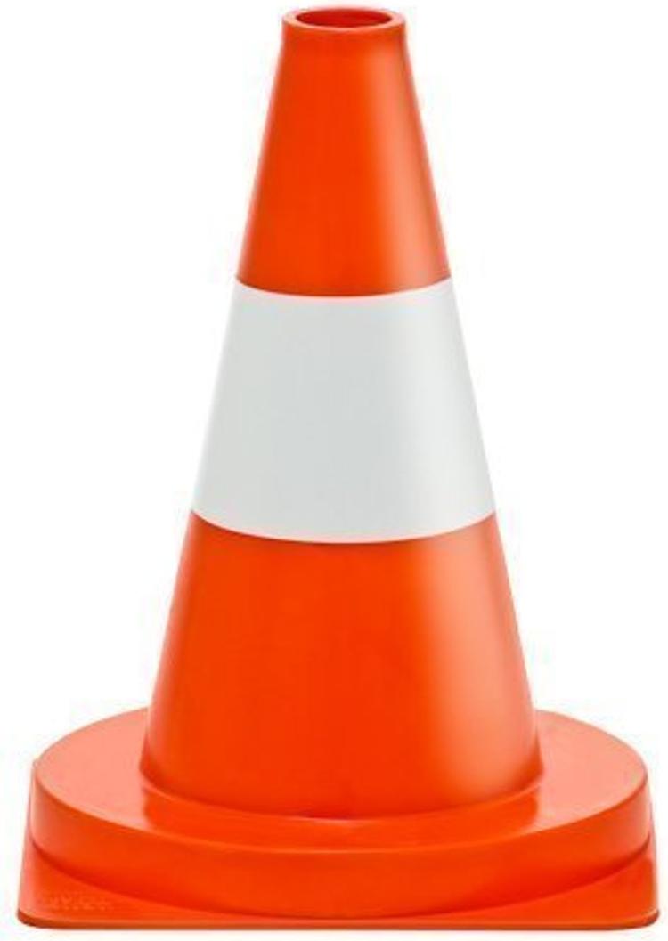 Wemas Verkehrsleitkegel PVC orange/weiß 320 mm 400.000013.00.00