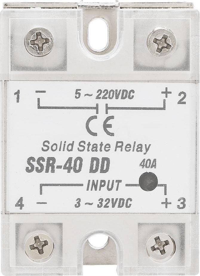TWO TREES SSR-40 DD Solid State Relay 40A 5-220VDC für industrielle Automatisierungsprozesse