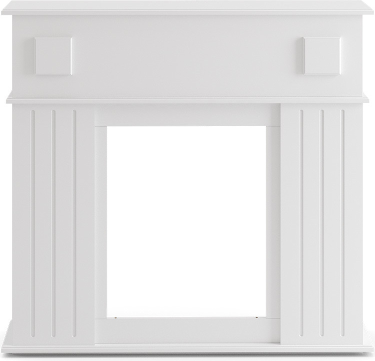 Kaminumrandung Vicco Weiß 109 x 100 cm, Model 25008