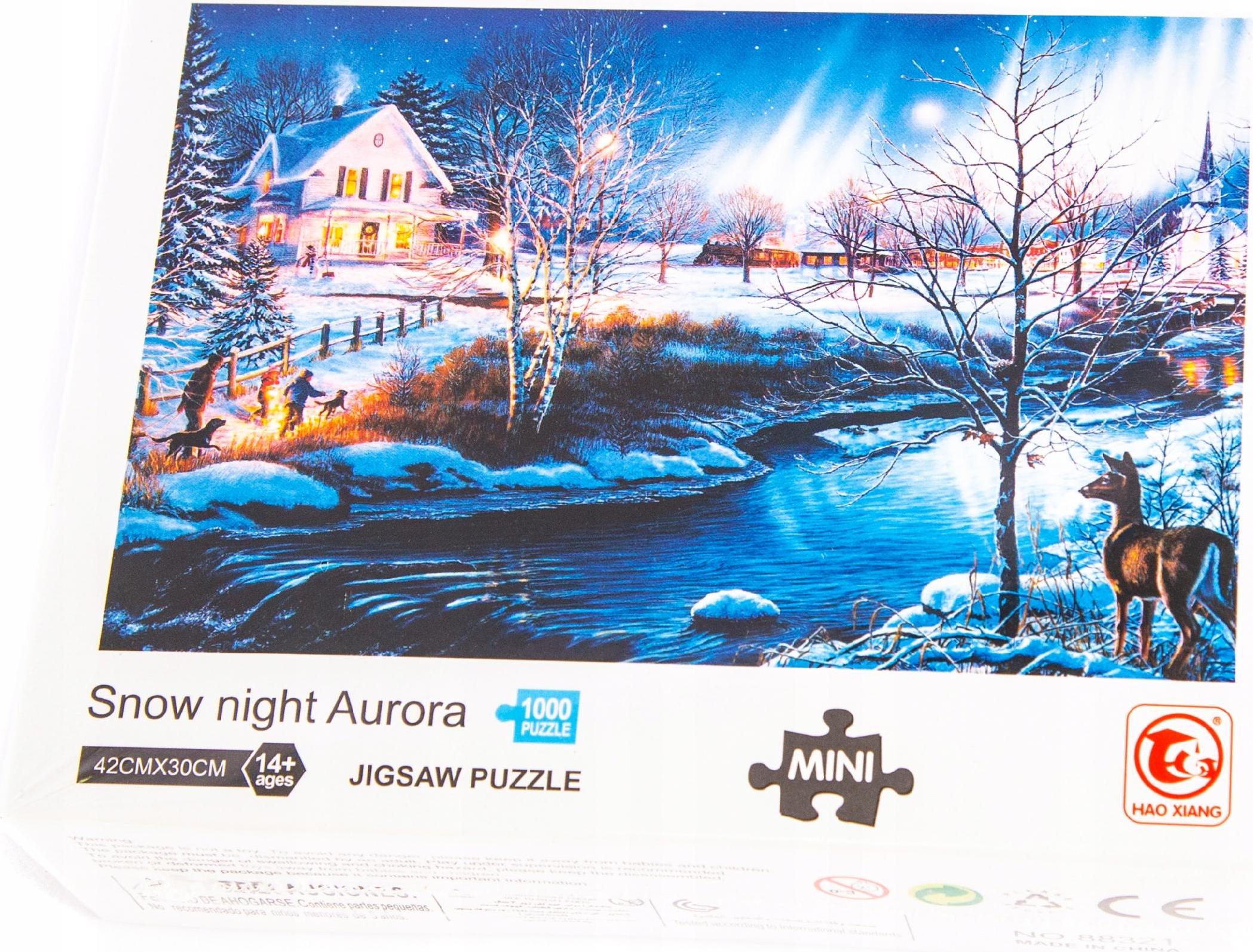 Midex PUZZLE MINI 1000 Teile Malerische Hütte im Wald