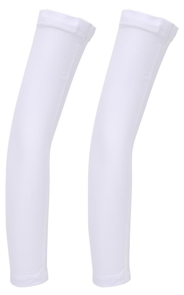 Meoiruery Outdoor-Sommer-Sonnenschutz-Armstulpen aus Polyurethanfasern, elastisch, für Fahrradfahren, Weiß, Größe L KAU-ER-LYS-PH-20260311-138