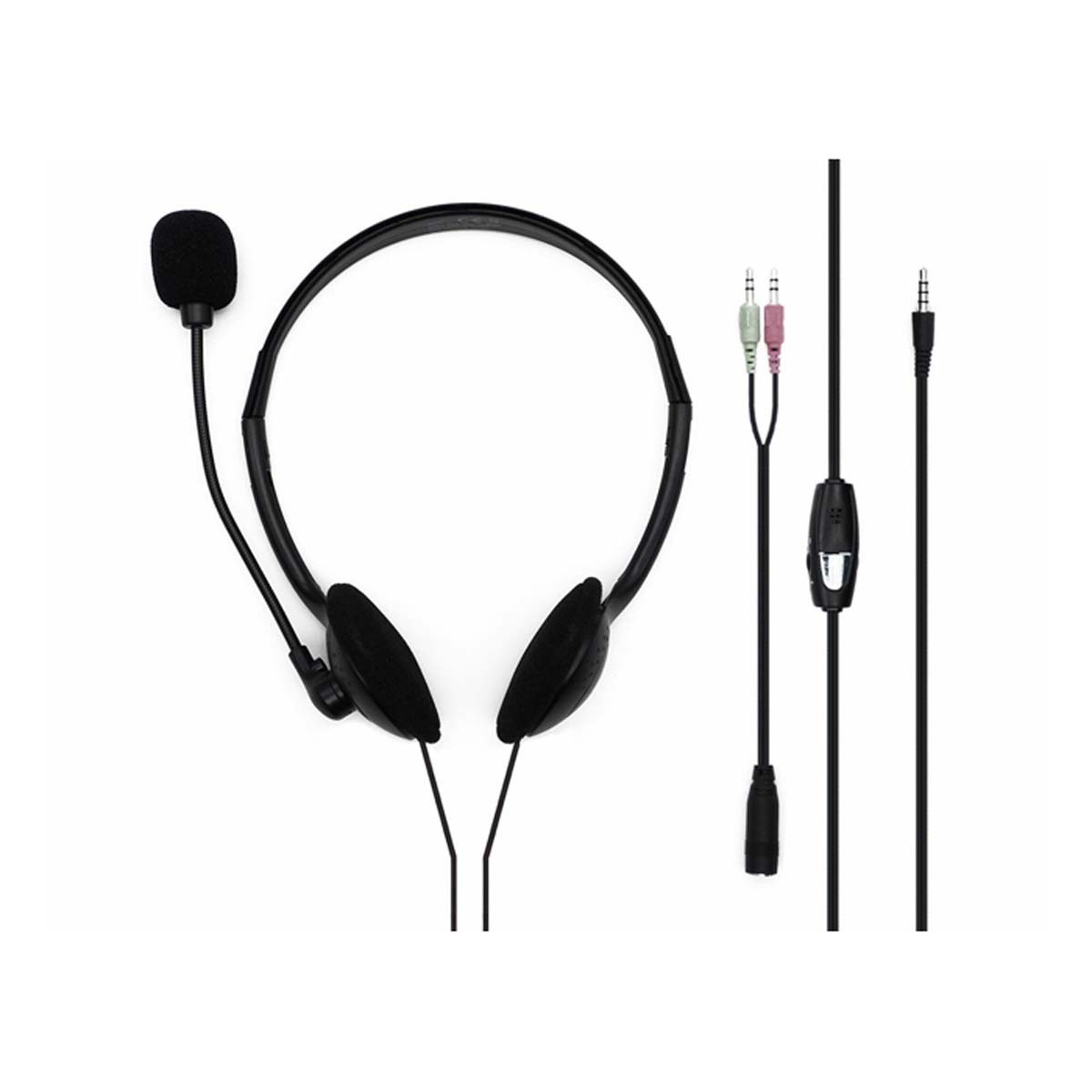 VIVanco™Kopfhörer Schwarz, Over-Ear-Kopfhörer 20-20.000Hz - Ideal für den Alltag 36651