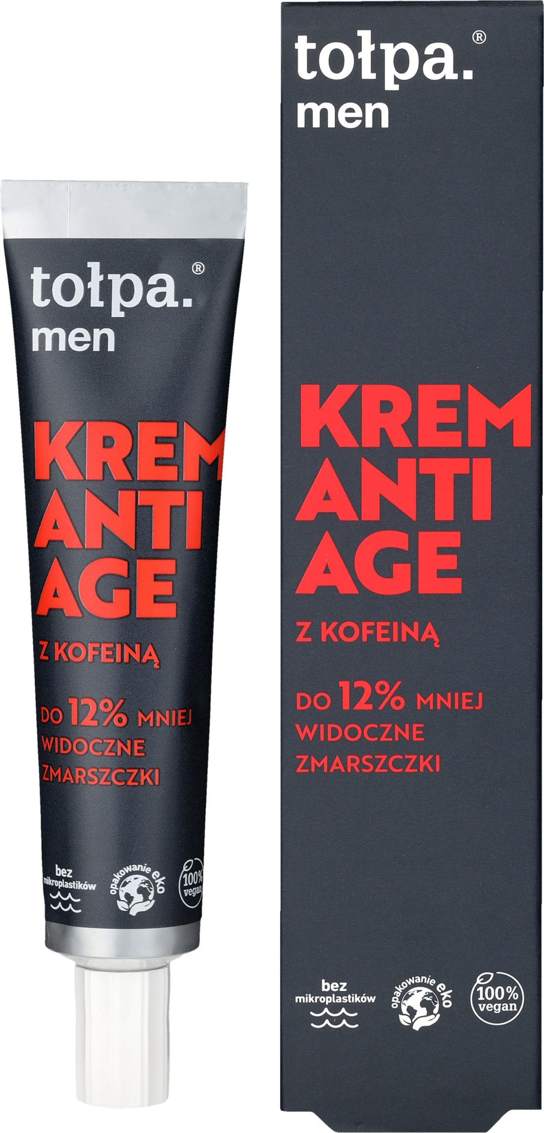 TOŁPA Men Anti-Age Creme mit Koffein 40 ml