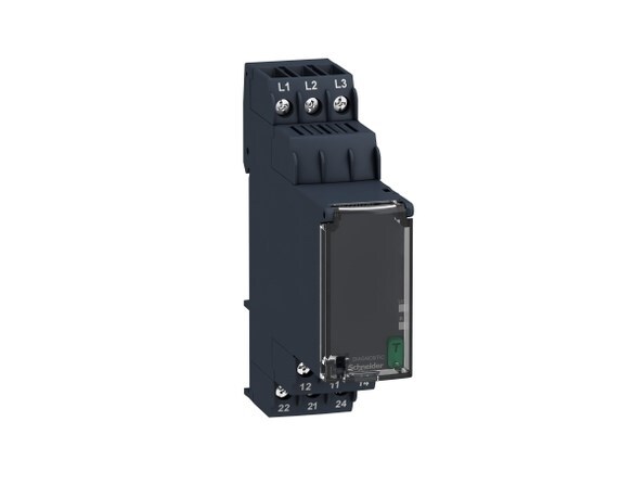 Schneider Electric GS Netzüberwachung auf RM22TG20 Phasenfolge und Phasenausfall, 208 480