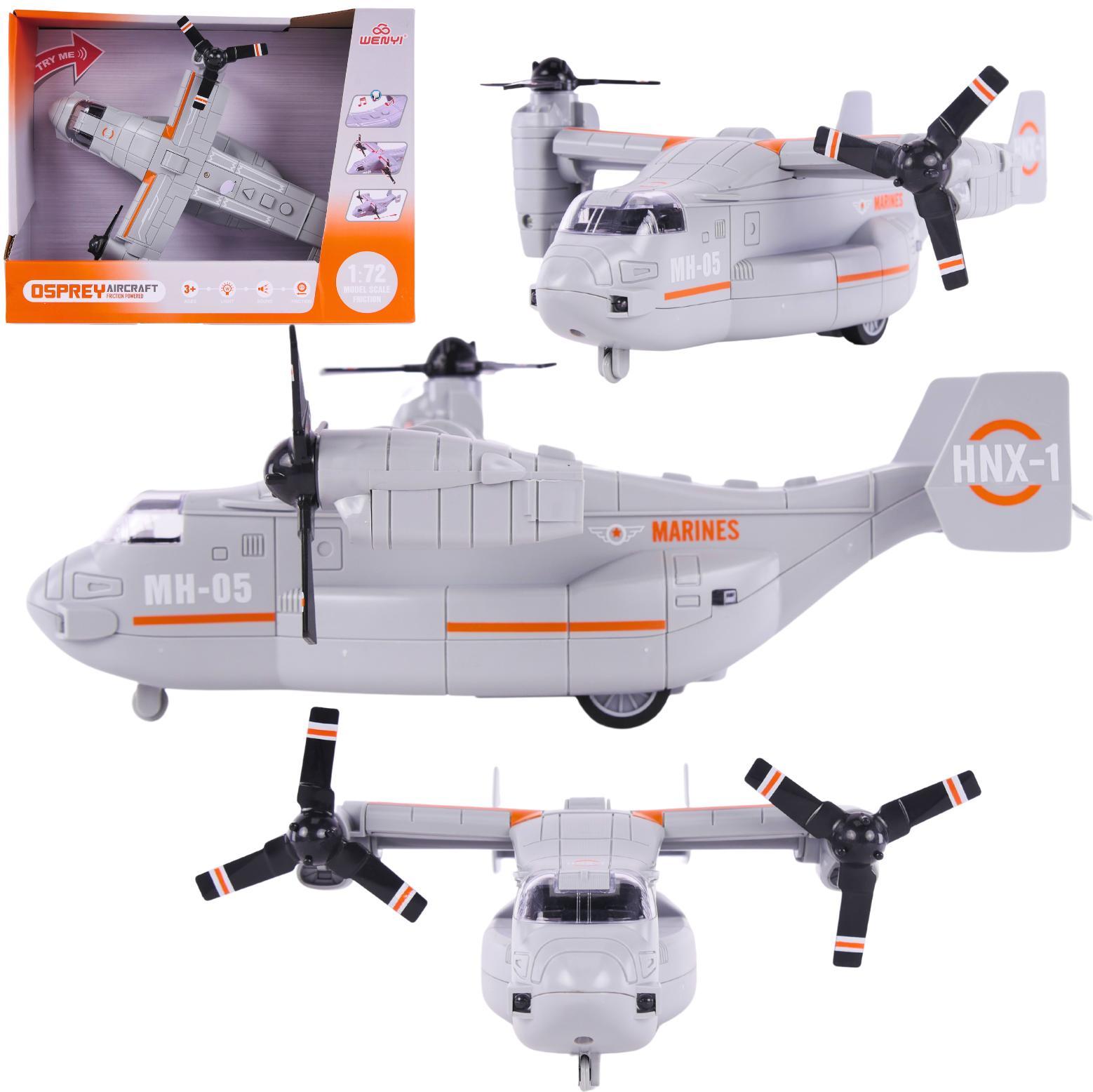 Import ProNice Transportflugzeug für Kinder mit Sound- und Lichteffekten