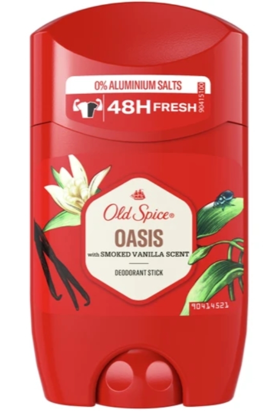 Old Spice Oasis Antitranspirant-Stick mit geruchertem Vanilleduft, 50 ml