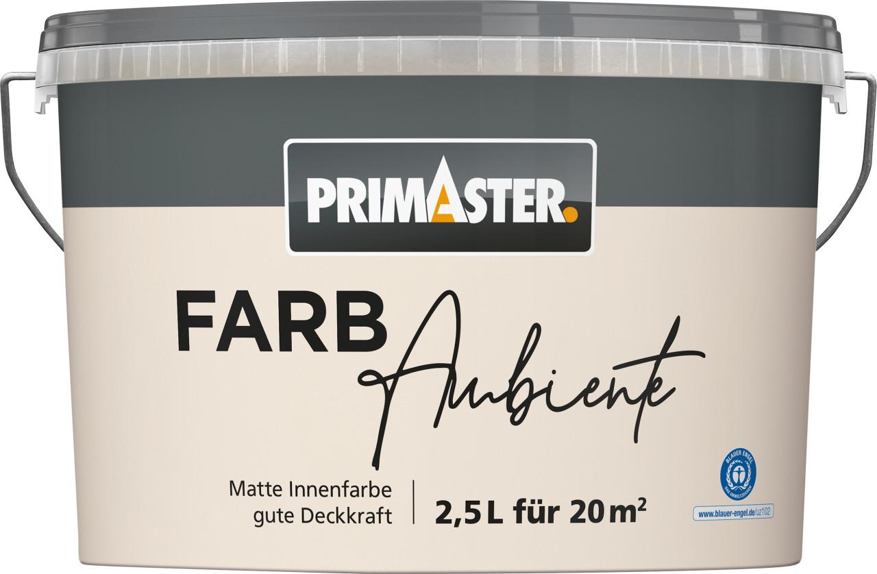 Primaster Farbambiente Wandfarbe matt sand 2,5 L