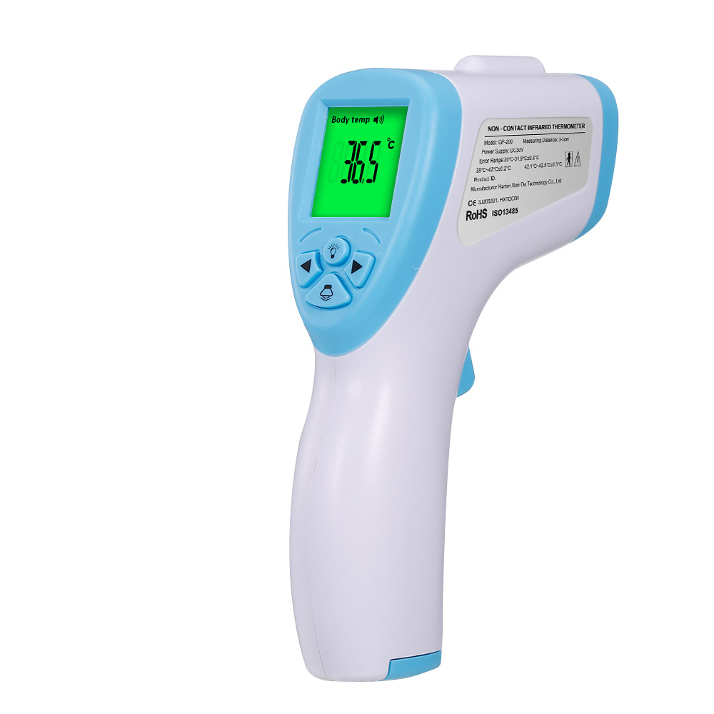 Medizinische berührungslose LCD Infrarot Thermometer Digitales Stirnfieber DE 