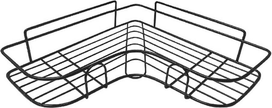 Flokoo Duschregal ohne Bohren - Schwarz - Selbstklebend - Selbstklebendes Duschregal - Badezimmerregal