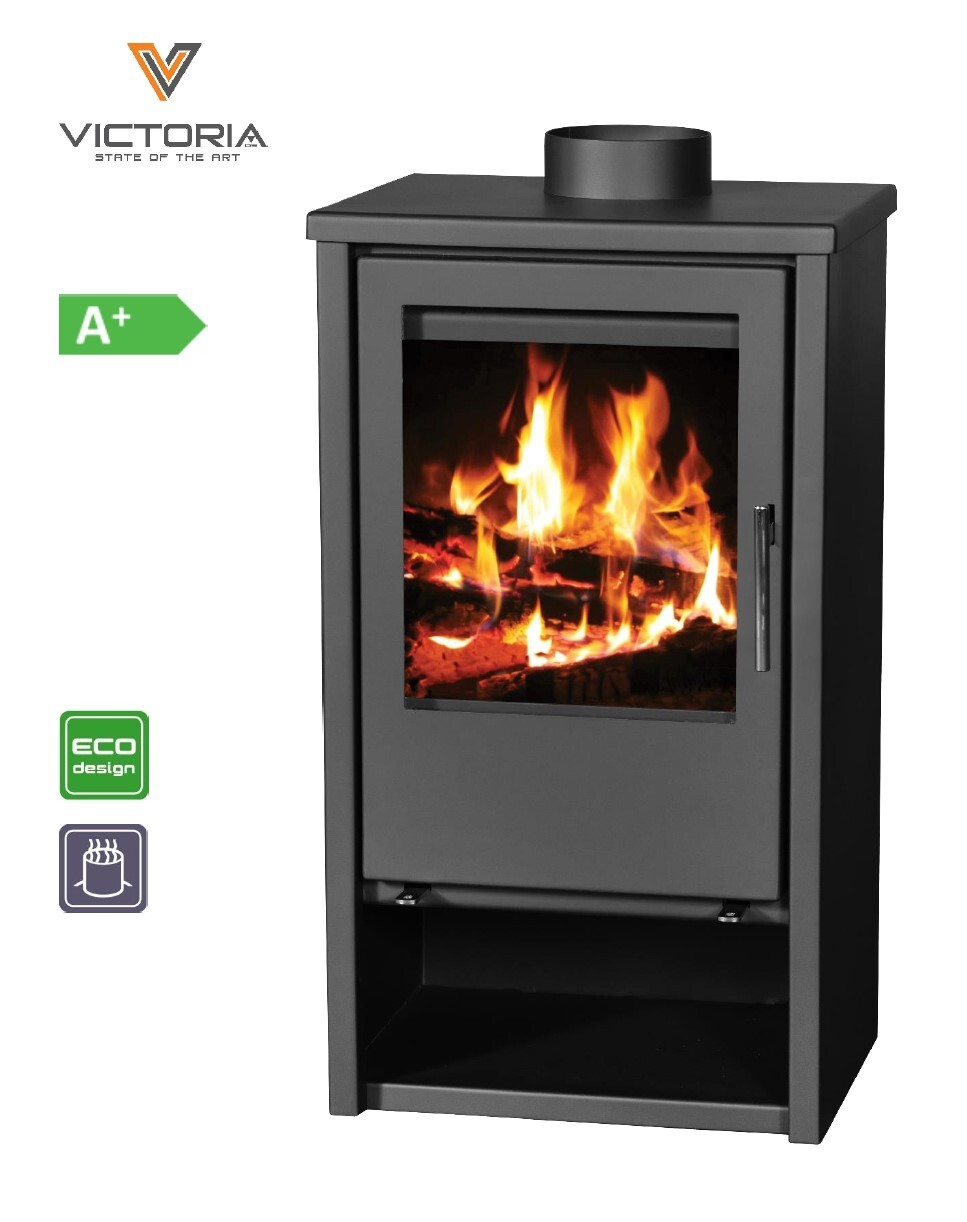 Ohnisko Krbová kamna Victoria Regina čierna - 9kW