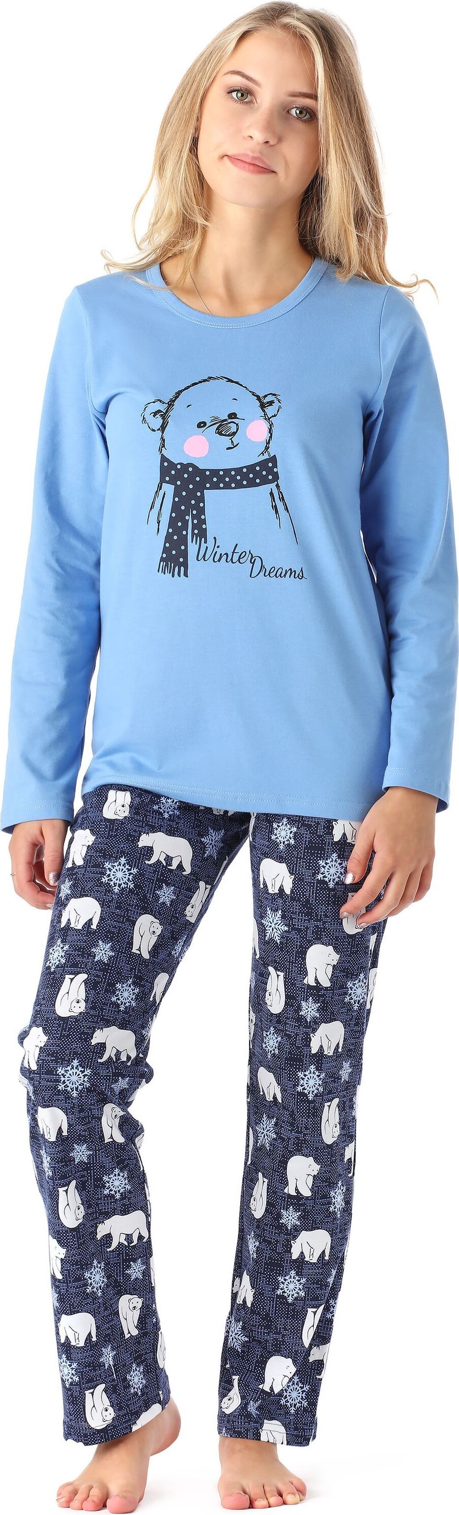 Merry Style Mädchen Schlafanzug - Baumwolle Pyjama Mit Langarm & Langhose