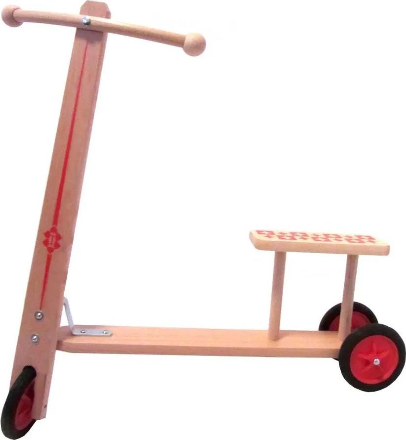 Holz-Wenzel Kinder-Roller - Kai aus naturbelassenem Holz 211