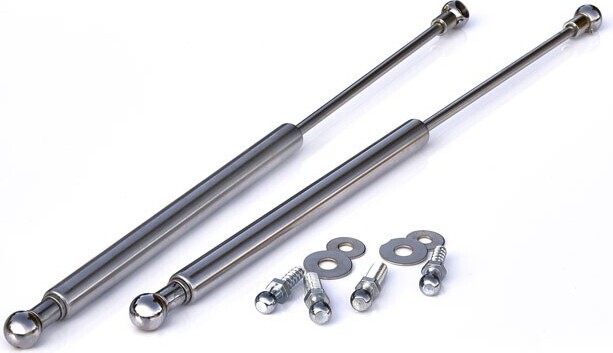 Jom Car-Parts GmbH CHROM Haubenlifter Haubendämpfer Lifter Dämpfer für VW Golf 2 II / Jetta 2 II