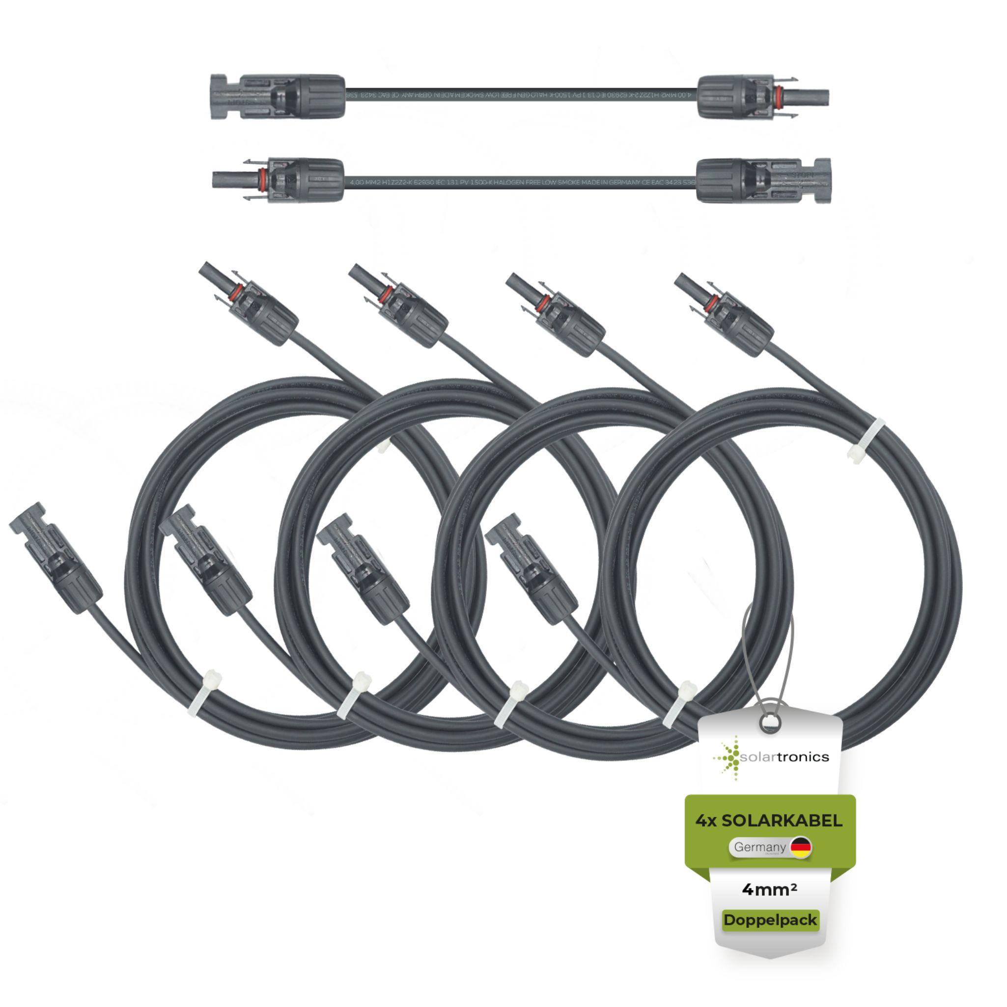 5 Solarstecker IP68 Für Photovoltaik – Kompatibel Mit 4.0–6.0 Mm² Kabeln, Made In Europe