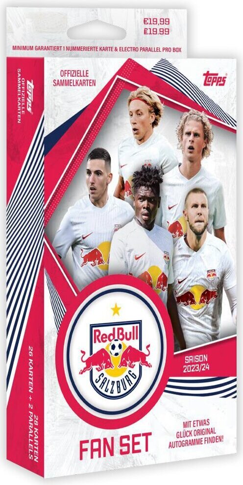 Topps RB Salzburg Sammelkarten Team Set 2023/24