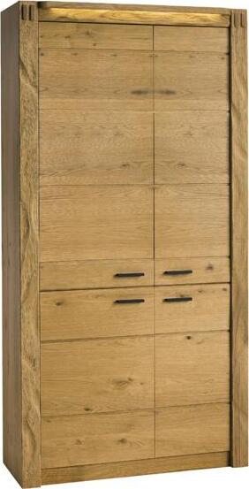 Schrank Kleiderkasten Hochschrank Stauraumschrank Wäscheschrank