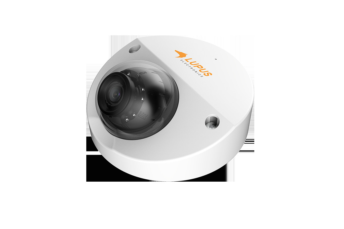 Lupus LE228 IP Dome kamera s PoE, vonkajšia monitorovacia kamera, SD záznam, nemecký výrobca, detekcia osôb, 50 m nočné videnie, kovové puzdro, vrátane softvéru PC/MAC, verzia 2021