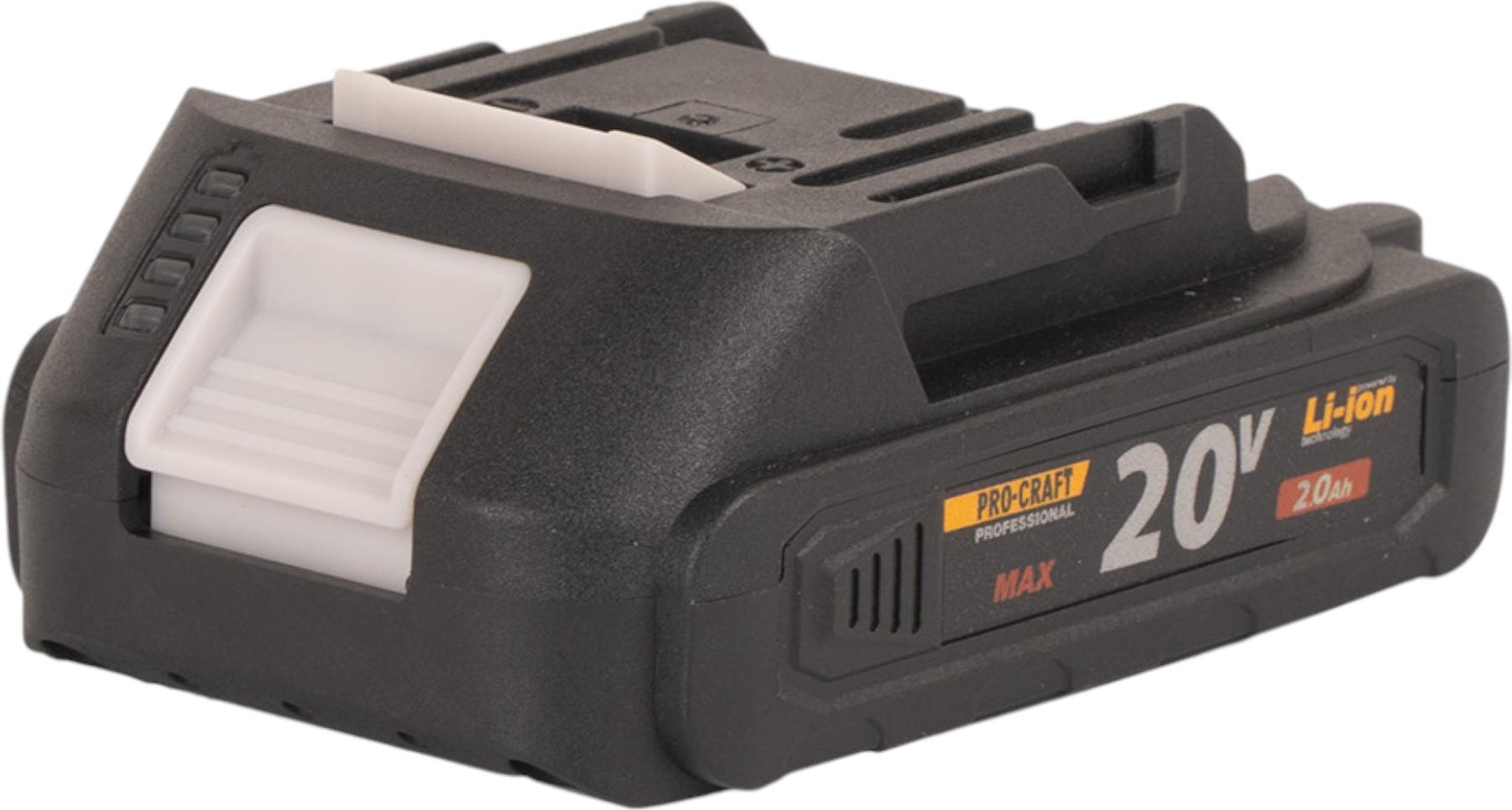 Procraft industrial Procraft 20/2A Akku 20 V 2,0 Ah / 2000 mAh Li-ion