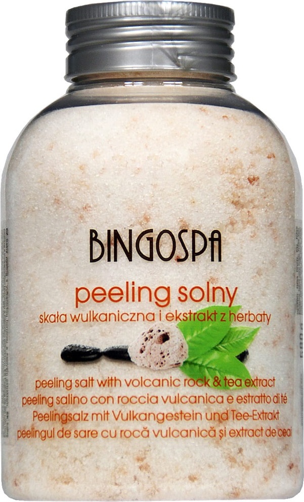 BingoSpa Peeling aus Vulkangestein und Teesalz 580g