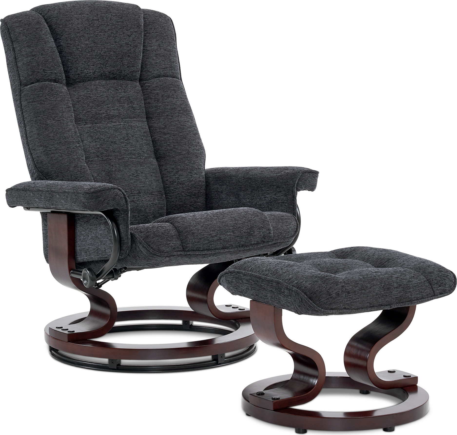 M MCombo Fauteuil Relax avec Pouf, Fauteuil TV pivotant à 360° avec Fonction Chaise Longue, Fauteuil TV supportant jusqu'à 120 Kg, Fauteuil de Repos pour Le Salon, 9019 (Simili Cuir, Blanc