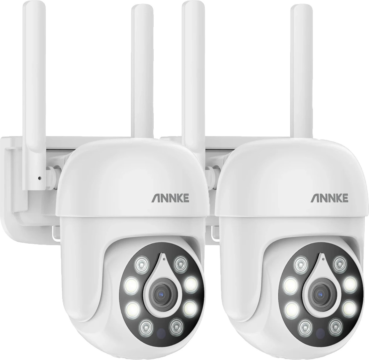 Bezdrôtová kamera, rozlíšenie 5 MP, nočné videnie do 30 metrov, obojsmerný zvuk, 2 kamery