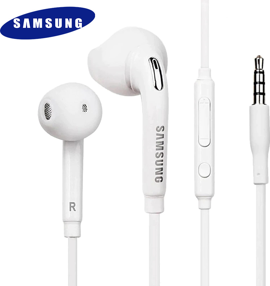 Originálne slúchadlá Samsung In-Ear Stereo Headset White EO-EG920BW 3,5 mm konektor Galaxy S6 S7 S8 S9 S10 S10 Plus S8 Plus S10e S9 Plus A41 A51 A71 A40 A50 A70 A42 A12 A20e A21s A32 A20s Note 9 N960F