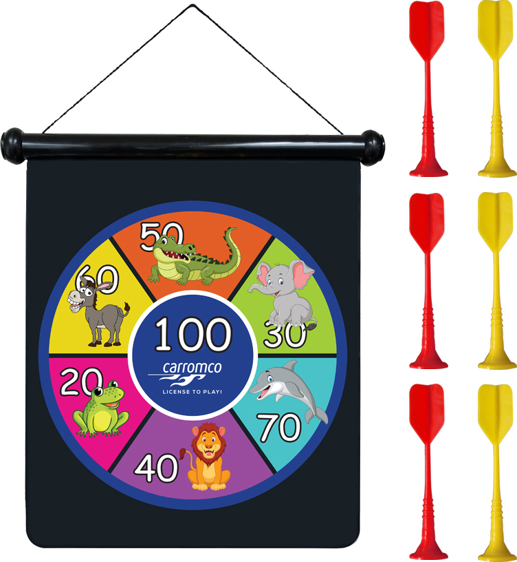 Magnetische Dartscheibe Magna Kids, aufrollbar | Carromco