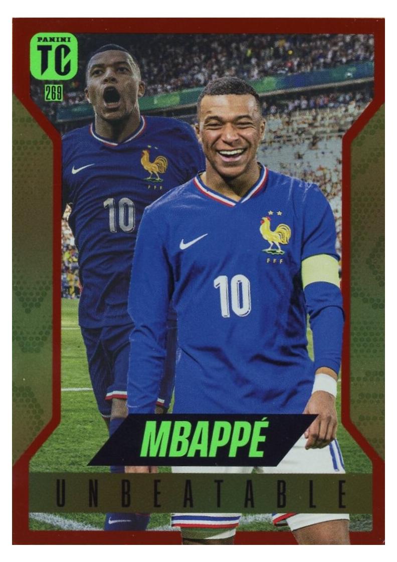 Topps 269 – Kylian Mbappé – Unschlagbar – Red Hot – 2025